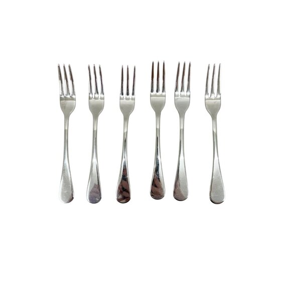 Dansk Other - Dansk 5" Three Tine Cocktail Forks 18/10 Set of 6